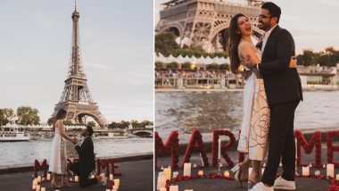 Hansika Motwani Gets Engaged to Beau Sohail Kathuria by Eiffel Tower and These Beautiful Proposal Photos Are Proof!