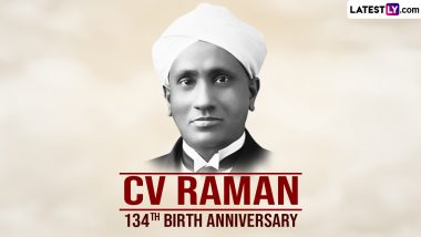 CV Raman 134th Birth Anniversary: Share Quotes and Sayings by Indian Physicist As Messages, Images and HD Wallpapers To Celebrate This Occasion