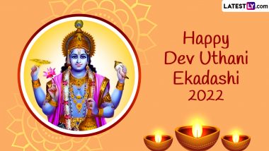 Happy Dev Uthani Ekadashi 2022 Greetings: Celebrate Prabodhini Ekadashi Vrat by Sharing Wishes, WhatsApp Status, SMS and Quotes
