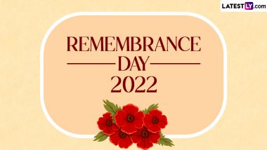 Remembrance Day 2022 Messages: Share Quotes, Poppy Day Images and HD Wallpapers With Your Loved Ones on This Day