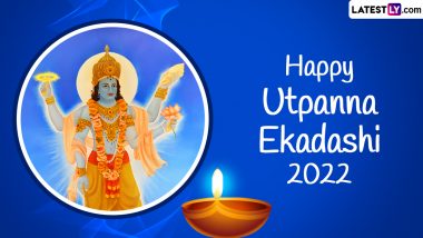 Utpanna Ekadashi 2022 Wishes & Greetings: Share WhatsApp Messages, Quotes & HD Images With Your Friends and Family