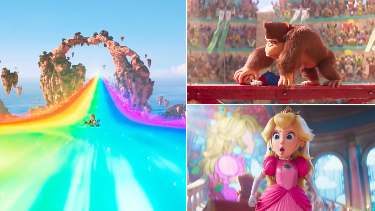 Super Mario Bros. Trailer: Princess Peach, Mario Kart and Donkey Kong