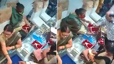 Viral Video: Woman Poses As Customer, Smoothly Steals Jewellery From Shop in UP’s Gorakhpur