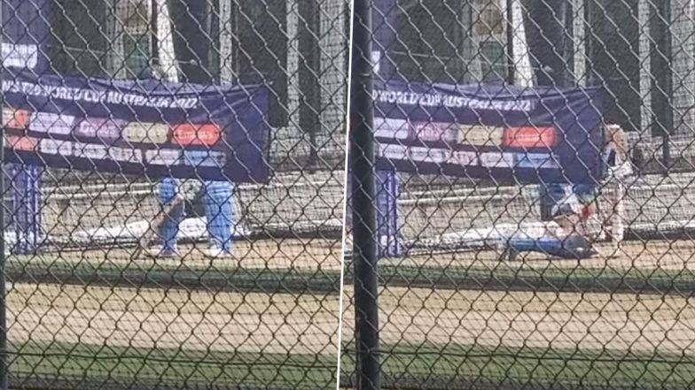 Virat Kohli Injury Scare: Star Batter Leaves Net Session After Being Hit in Groin Area, No Major Concern Reported Ahead of IND vs ENG T20 World Cup 2022 Semifinal Clash (Watch Video)