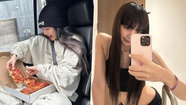 BLACKPINK Lisa Relishes Pizza, Drops Adorable Mirror Selfies and Clicks with Her Doggo on Instagram; She is Such a Mood!