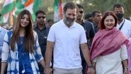 Bharat Jodo Yatra: Rashami Desai and Akansha Sharma Join Rahul Gandhi's March; Desai Tweets, &lsquo;Such a Beautiful Thought but the Execution Is So Difficult&rsquo;