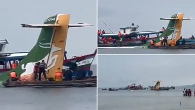 Precision Air Plane Crashes into Lake Victoria in Tanzania's Bukoba (Watch Video)