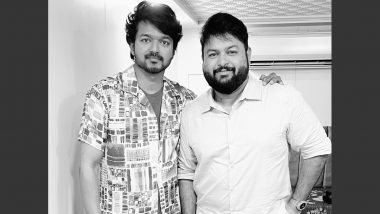 Varisu: Thaman S Shares Picture Posing With Thalapathy Vijay Ahead of ‘Ranjithame’ Song’s Release