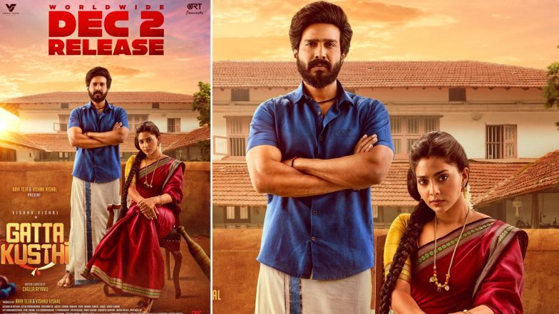 Gatta Kusthi Release Date: Vishnu Vishal and Aishwarya Lekshmi’s film to arrive in theatres on December 2!