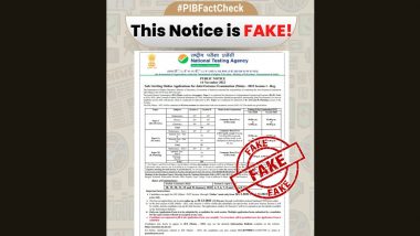 JEE Main 2023 Applications Invited by NTA? Here’s a Fact Check of the Fake News Going Viral