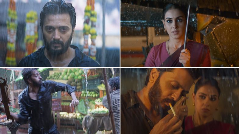 Ved Teaser: Riteish Deshmukh and Genelia D'Souza's Marathi Thriller To Release on December 30 (Watch Video)