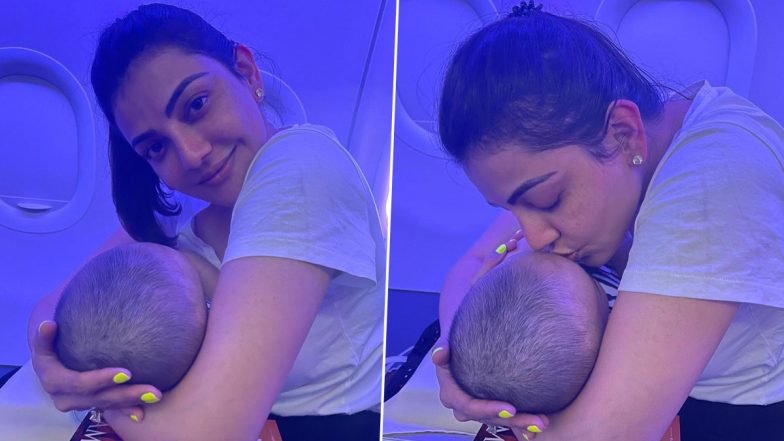 Children’s Day 2022: Kajal Aggarwal Shares a Photo With Her Baby Boy; Wishes Him, ‘You Bring Me So Much Joy’