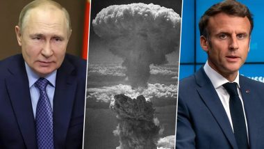 Nuclear War Fears Revived As Vladimir Putin Makes Chilling Reference to Atomic Bombings of Hiroshima, Nagasaki, Tells Emmanuel Macron 'You Don't Need To Target Major Cities To Win War'