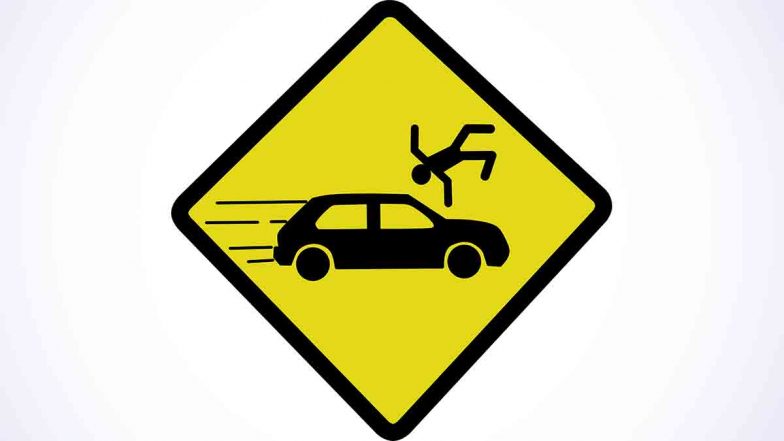 Noida Shocker: Swiggy Delivery Agent Dies After Speeding Car Hits His Two-Wheeler, Drags Him for Around One Kilometre