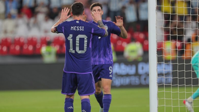 Lionel Messi Goal vs UAE: Watch Video of Argentina Skipper Score a Stunner in International Friendly