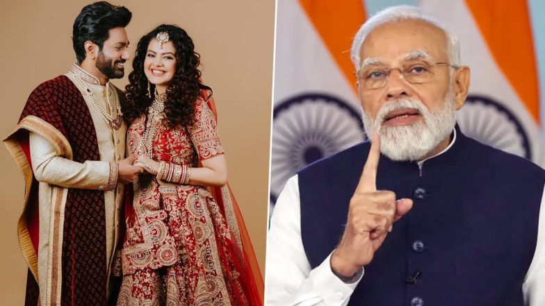 Newlyweds Palak Muchhal and Mithoon Sharma Receive Congratulatory Letter From PM Narendra Modi (View Post)