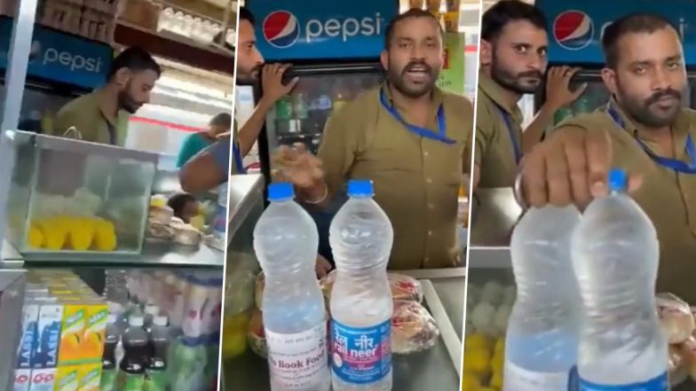 Rail Neer Water Bottles of 1 Litre Must Be Sold at Approved Price of Rs 15 at All Stalls and Pantry Cars, Says Central Railway After Video of Vendor Overcharging Goes Viral