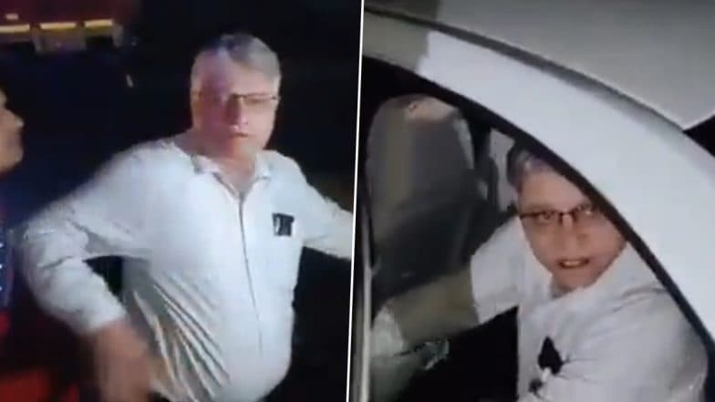 Video: CMO Arunendra Tripathi Abuses And Heckles Journalists, Tries to Snatch Their Phone in Inebriated State in UP슬롯사이트s Lakhimpur Kheri