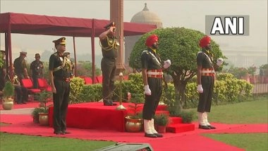 World News | Bhutanese Lt General Batoo Tshering Receives Guard of Honour at South Block