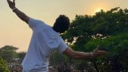 Entertainment News | Shah Rukh Khan Shares Birthday Selfie with Fans Outside Mannat, Expresses Gratitude
