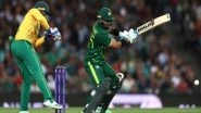 Sports News | T20 WC: Fifties from Shadab, Iftikhar Propel Pakistan to 185/9 Against SA
