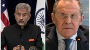 World News | Jaishankar to Visit Russia on November 7-8; Discuss Bilateral Issues, International Developments with Lavrov