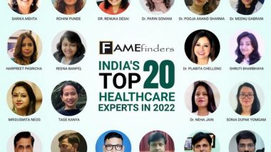 Business News | Fame Finders Introduces India's Top 20 Healthcare Experts in 2022