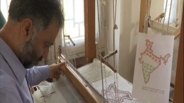 India News | J-K: Artisans Weave Kani Shawl with India's Map Design
