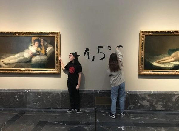 Entertainment News | Climate Activists Glue Themselves to Goya Paintings in Madrid's Prado Museum