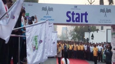 India News | Half Marathon Held in Kanpur to Create Awareness About Keeping Ganga Clean
