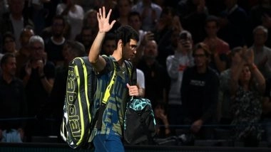 Sports News | Carlos Alcaraz Pulls out from ATP Finals, Ends Season Due to Injury