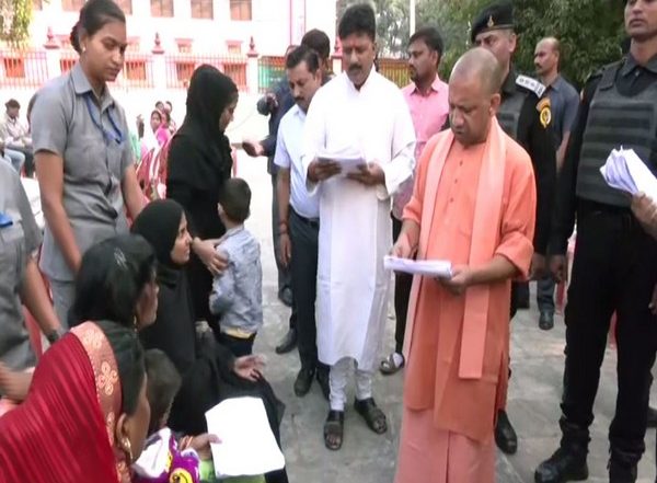 India News | Yogi Adityanath Gives Ear to People's Grievances During 'Janata Darshan'
