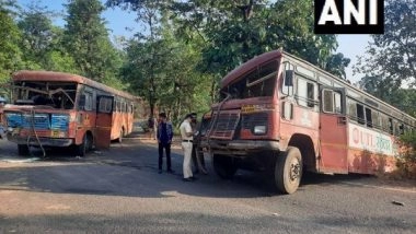 India News | 20 Injured in Collision Between Buses in Maharashtra's Palghar