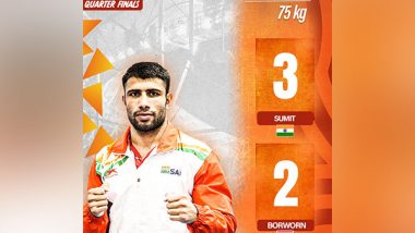 Sports News | Asian Boxing C'ships: Sumit Advances to Semifinal of 75 Kg Category, Assures India of Seventh Medal