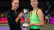 Sports News | Kudermetova-Mertens Pair Claim WTA Finals Doubles Title