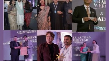 Business News | India Craft Week Witnessed Crafting of Five Senses Night by ICW and The Balvenie and International Craft Award at ICW 2022