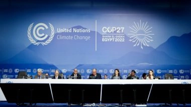 World News | COP27 Hosts Launch Plan to Build Climate Resilience for 4 Billion by 2030