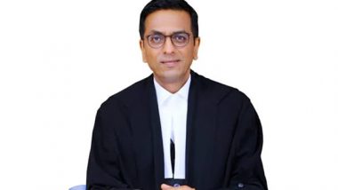 India News | Justice DY Chandrachud to Take Oath as 50th Chief Justice of India Today