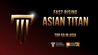 Business News | Taylor's University is Now Asia's Top 50