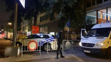 World News | Brussels Stabbing: 1 Police Officer Killed, Another Injured, Suspect Shot in Leg