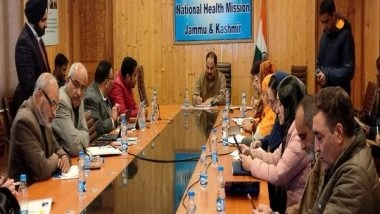India News | Meeting Reviews Biomedical Equipment Management Programme in Kashmir