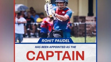Sports News | Rohit Paudel Promoted to Captain of Nepal National Cricket Team