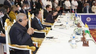 World News | VP Dhankhar Highlights Importance of EAS Mechanism in Promoting 'free, Open & Inclusive Indo-Pacific'