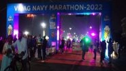 India News | Thousands Take Part in Marathon Organised by Navy in City of Destiny Visakhapatnam