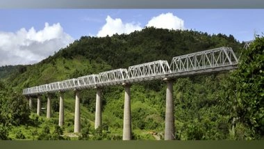 Business News | Indian Railways to Lay Tracks Till Manipur's Moreh Along Myanmar Border