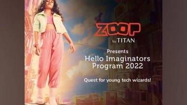 Business News | This Children's Day, Zoop by Titan Announces Its Pan-India Contest 'Hello Imaginators' That Encourages Kids to Fuel Their Imagination