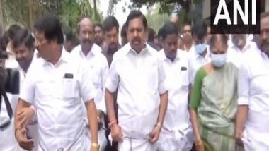 India News | Tamil Nadu: Former CM EPS Inspects Waterlogged Situation in Thiruvalluvar Nagar