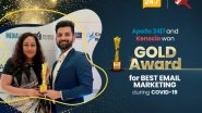 Business News | Kenscio Bags GOLD Award for 'BEST EMAIL MARKETING During COVID-19 Pandemic' at ACEF Content Creators Awards 2022