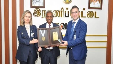 Business News | CEO of Elite World Records Felicitates Ranipet District Collector in TN