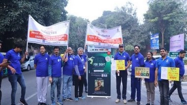 Business News | AIOS and VRSI Organise a Walking Marathon to Raise Awareness for Diabetic Retinopathy